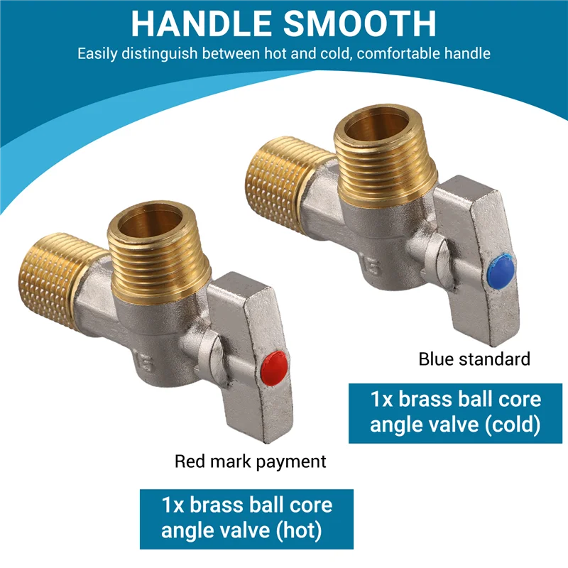 

BAAJ-латунный угловой клапан с шаровым сердечником, треугольный клапан с большим расходом, водонагреватель, специальный регулирующий клапан, 4-точечный угловой клапан