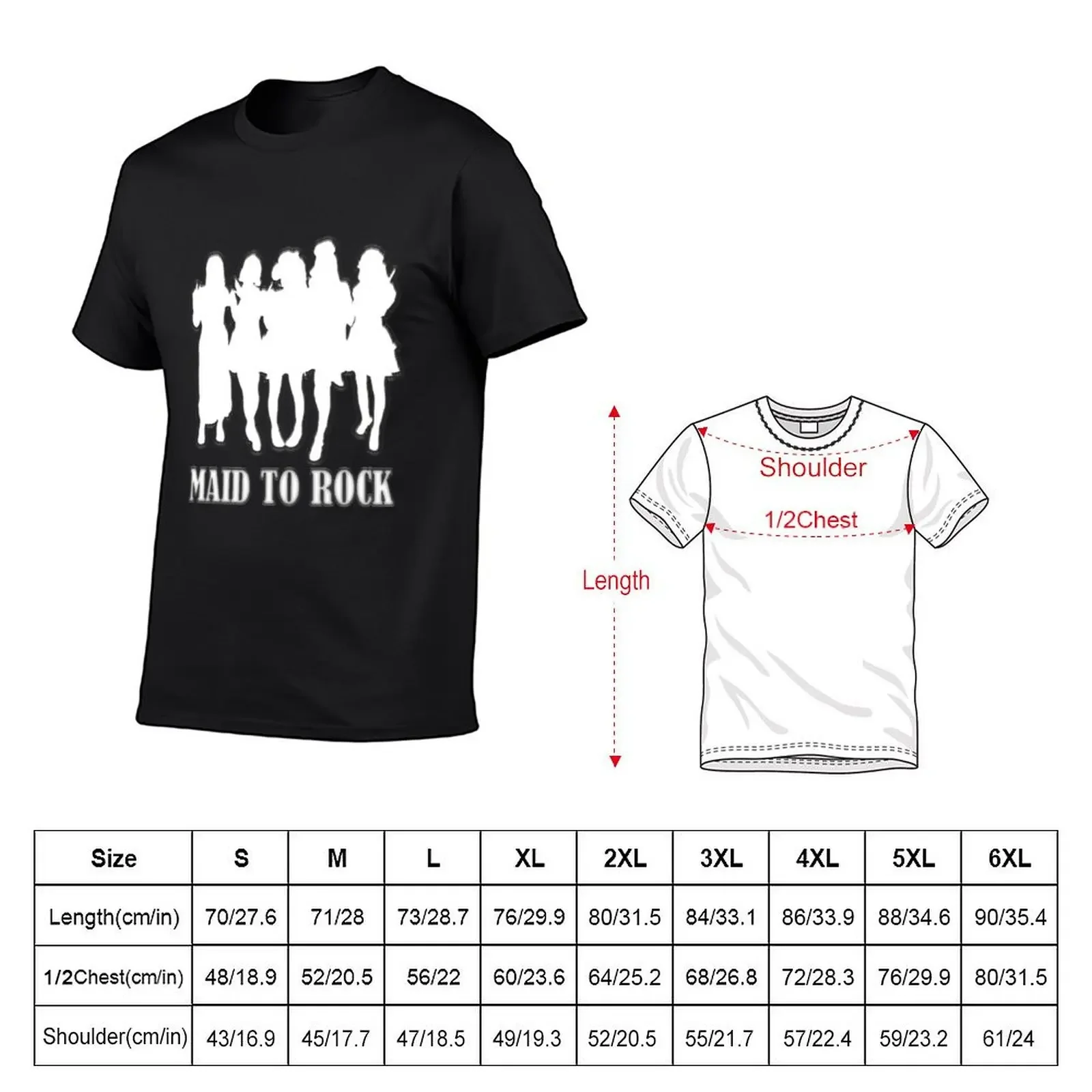 Maid To Rock II T-Shirt plus sizes basketball graphic tees shirts men graphic