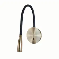 Modern LED Wall Lamp 3W Bronze and Black Bedside Sconce Flexible Arm Reading Lamp Room Decoration Warm White 3000K