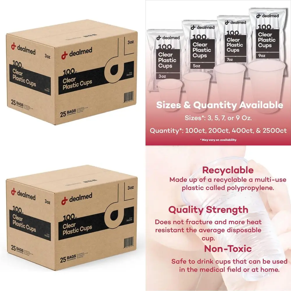 

3 унции. Одноразовые стаканы - перерабатываемые, идеально подходят для стоматологии, ветеринарии и общественного питания (упаковка 2500 шт.)