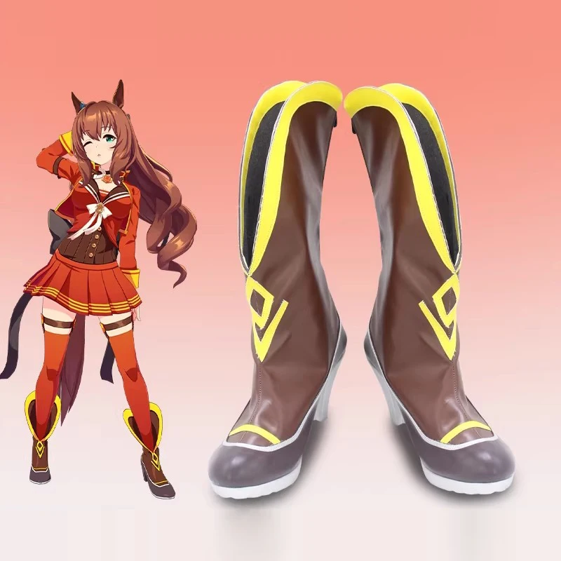Jeu UmaMusume joli Derby Maruzensky Cosplay chaussures bottes sur mesure Anime Halloween fête de noël accessoires de déguisement
