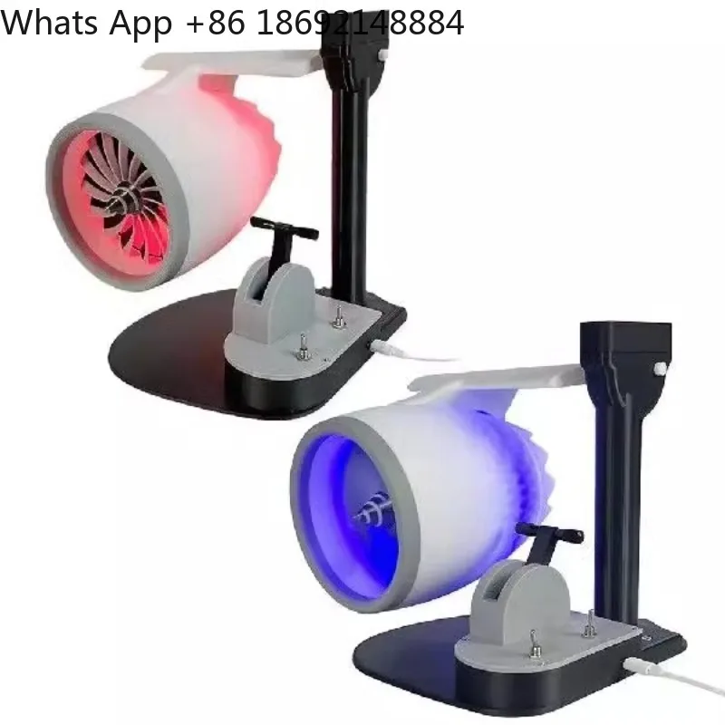 

Desktop turbofan engine creative fan humidification spray with light desktop