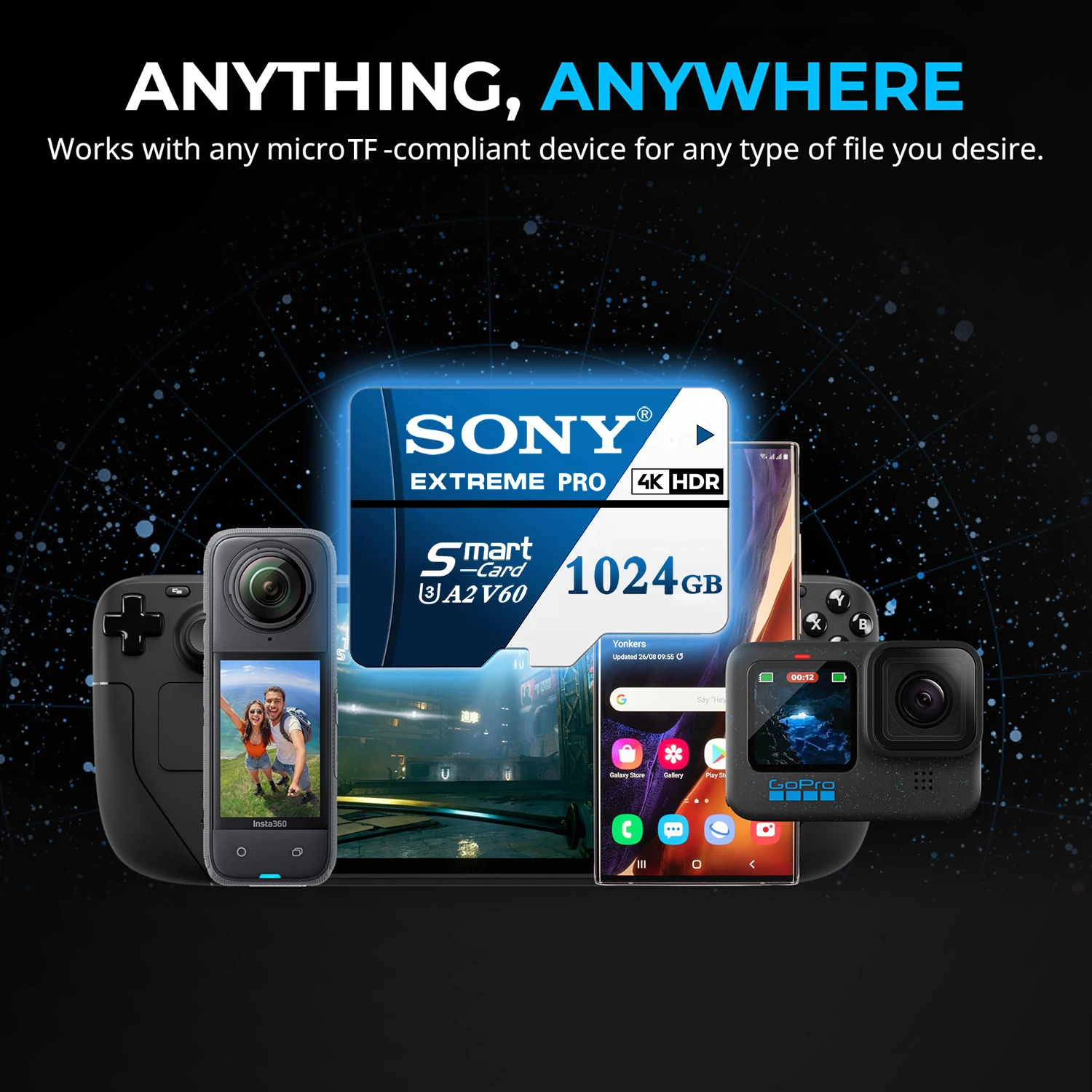 سوني 4K المتطرفة مايكرو TF بطاقة SD 64 جيجابايت 128 جيجابايت SD بطاقة الذاكرة 256 جيجابايت 512 جيجابايت 1 تيرا بايت فائقة السرعة A2 U3 بطاقة فلاش صغيرة للهاتف كاميرا الكمبيوتر #3
