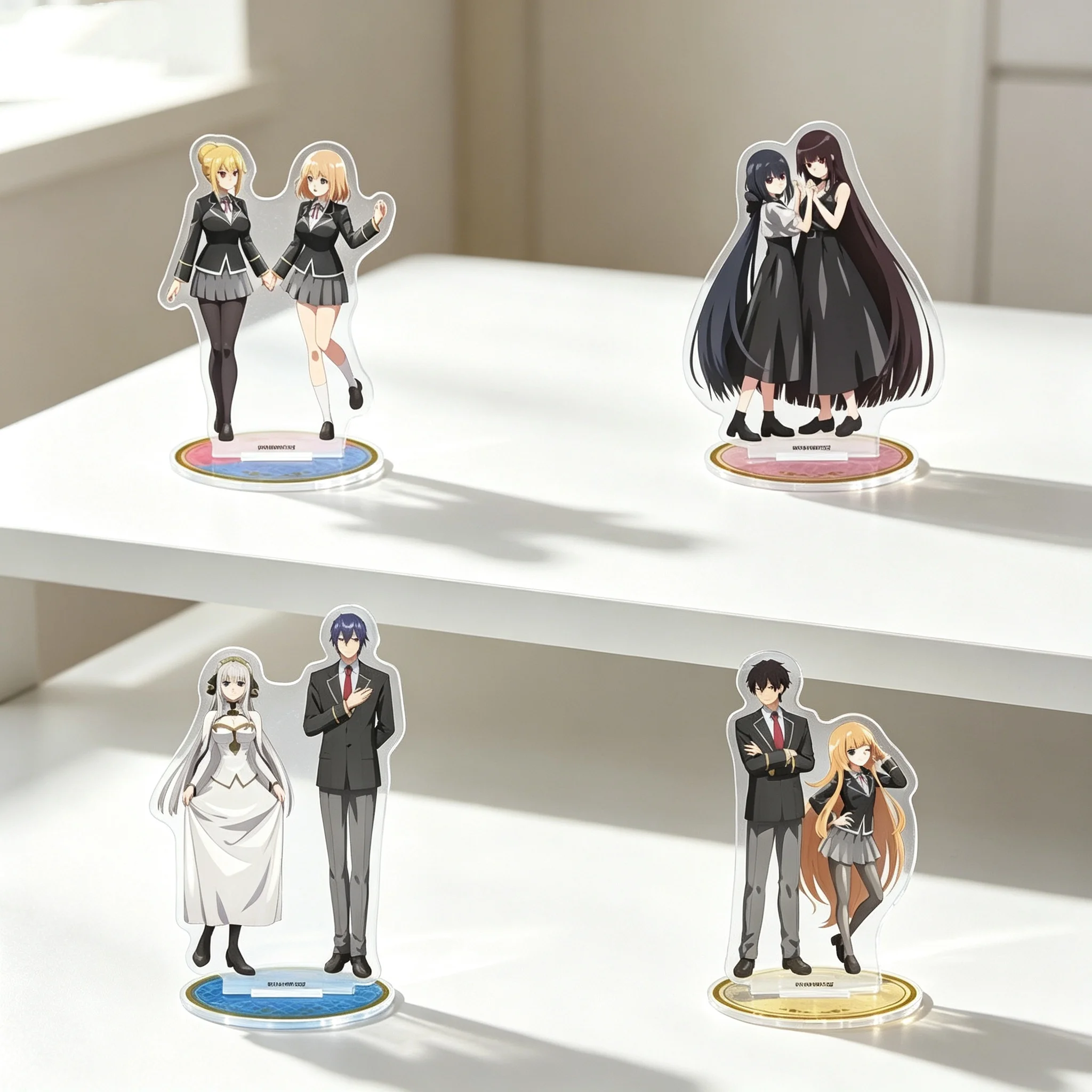 Anime Trapped in a Dating Sim: The World of Otome Games Is Tough for Mobs Leon Fou Bartfort Acrylic Stand Model Plate Keychains
