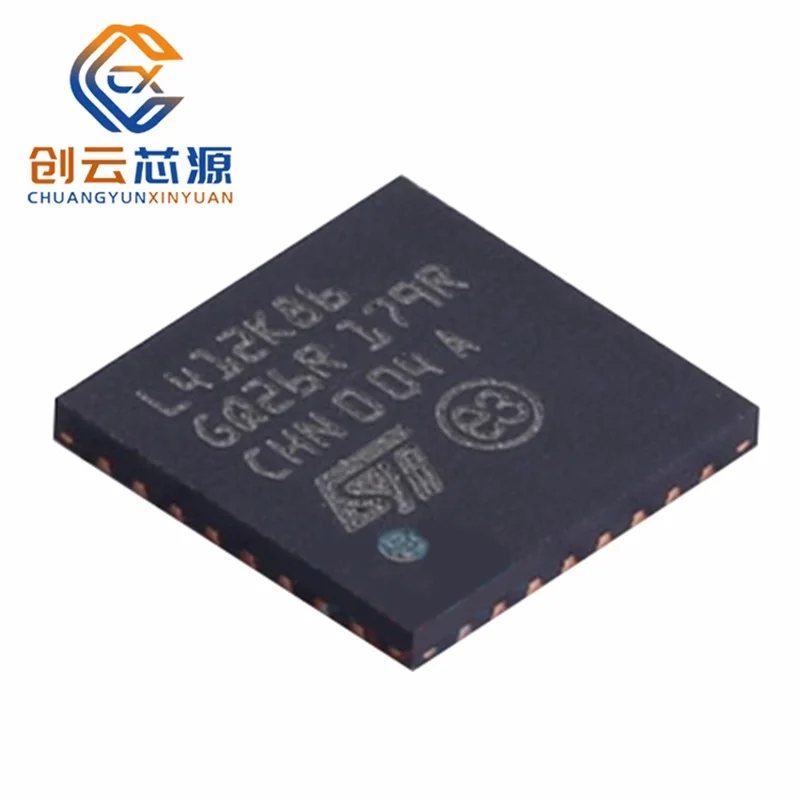 1pcs New 100% Original STM32L412K8U6 Integrated Circuits Operational Amplifier Single Chip Microcomputer  QFN-32