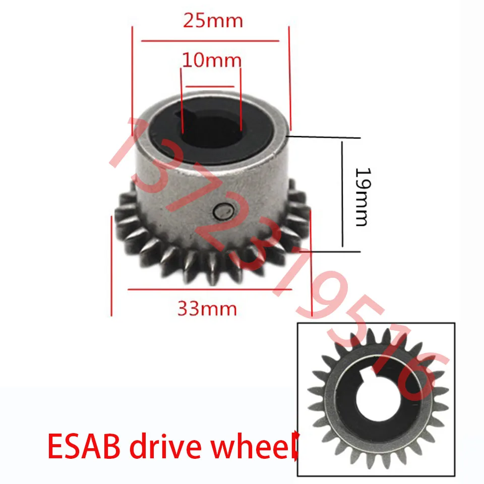 Gas Shielded Welding Machine Wire Feed Wheel Yaskawa Robot Mechanical Arm Wire Feeder Isab Double Drive Gear Driving Wheel