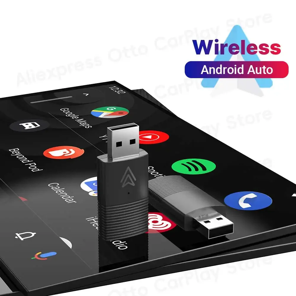 

Android Auto Wireless Adapter Mini Dongle Plug and Play Car Accessories for OEM Wired Android Auto Car