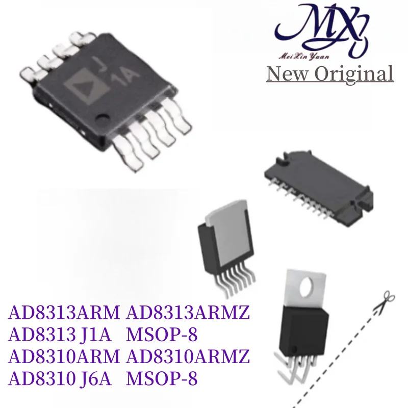 MXY 5Pcs AD8313ARM AD8313ARMZ AD8313 J1A AD8310ARM AD8310ARMZ AD8310 J6A MSOP-8 IC Chip In Stock