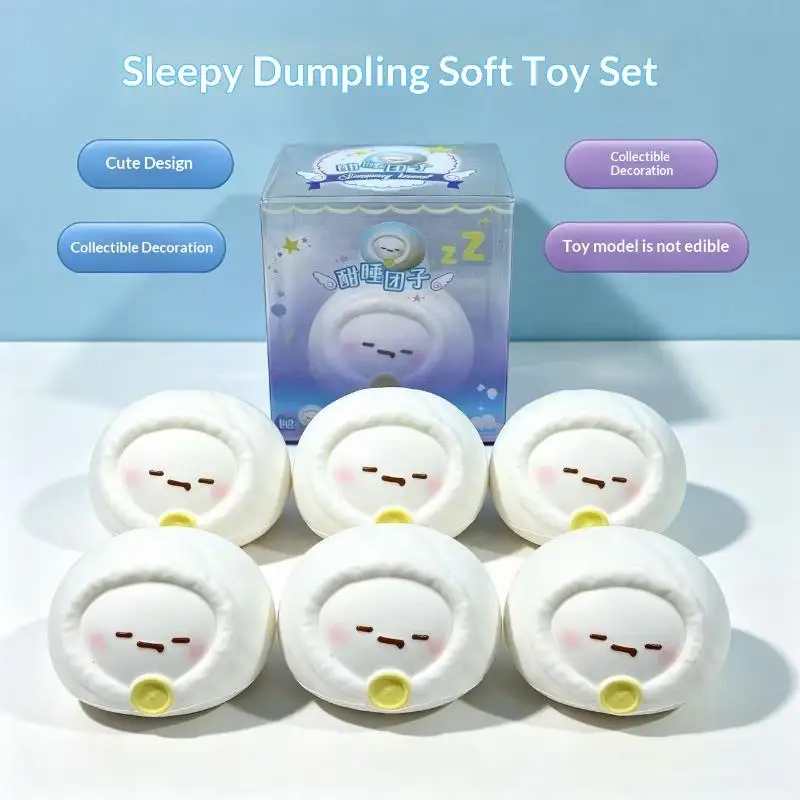 1Pcs Office Stress Relief Desktop Play Toys Hachimi New Blue Little Seal Squeeze Slow Rebound Soft Touch Toy Small Gift