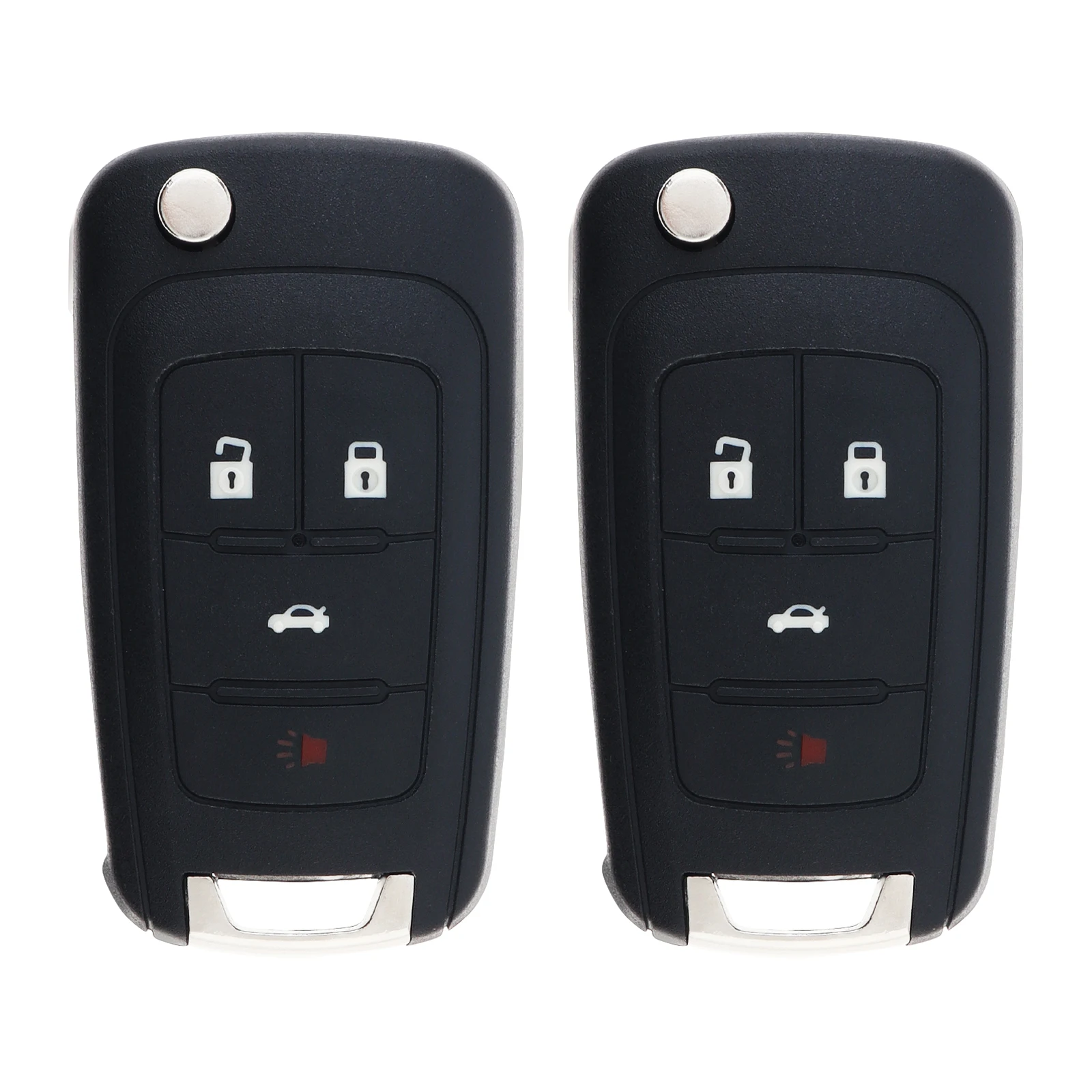 2pcs 4 5 Button Remote Car Key Fob Shell Replacement Fit for Chevy GMC Buick LaCrosse Cruze OHT01060512 Keyless Entry Key Case