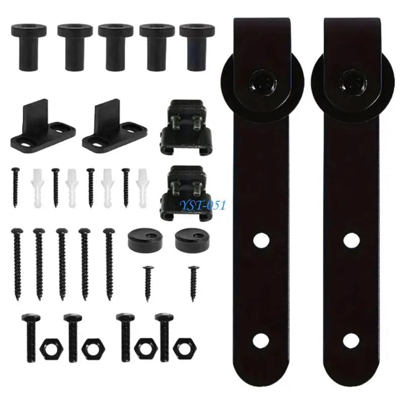 مسار باب منزلق قوي من الفولاذ الطري E15A، خطة فعالة للمساحة بوزن 100 كجم