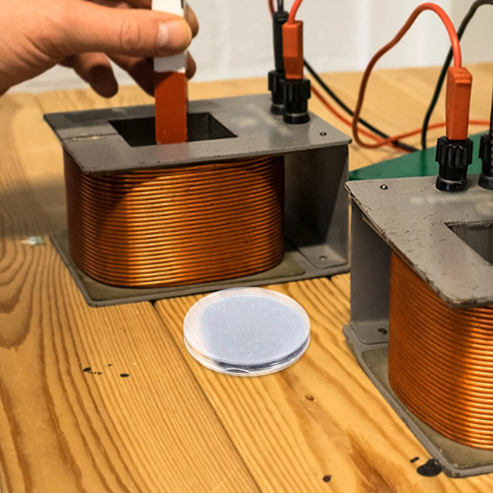 

Iron Powder Box for Physics Lab Magnet Kit Science Experiment Physical Teaching Instrument Magnetic Field Visualization