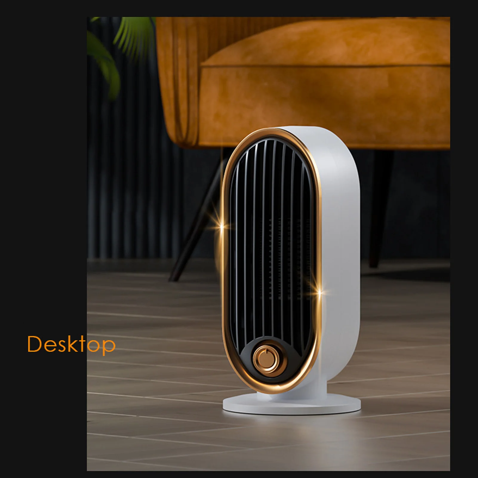 مروحة سخان صغيرة مزدوجة ساخنة باردة عمودية محمولة لسطح المكتب مكتب هادئ يستخدم مبردًا لتدفئة المساحة الشخصية لمكتب غرفة المنزل الداخلي #2