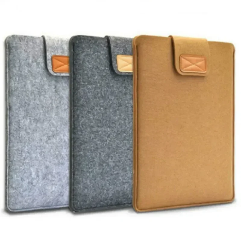 7.9 9.7 10.1 8.0inch Universal Wool Felt Tablets Case Bag for iPad 2 3 4 Mini 1 Air 2 For Samsung Mipad Cover Case Pocket Pouch