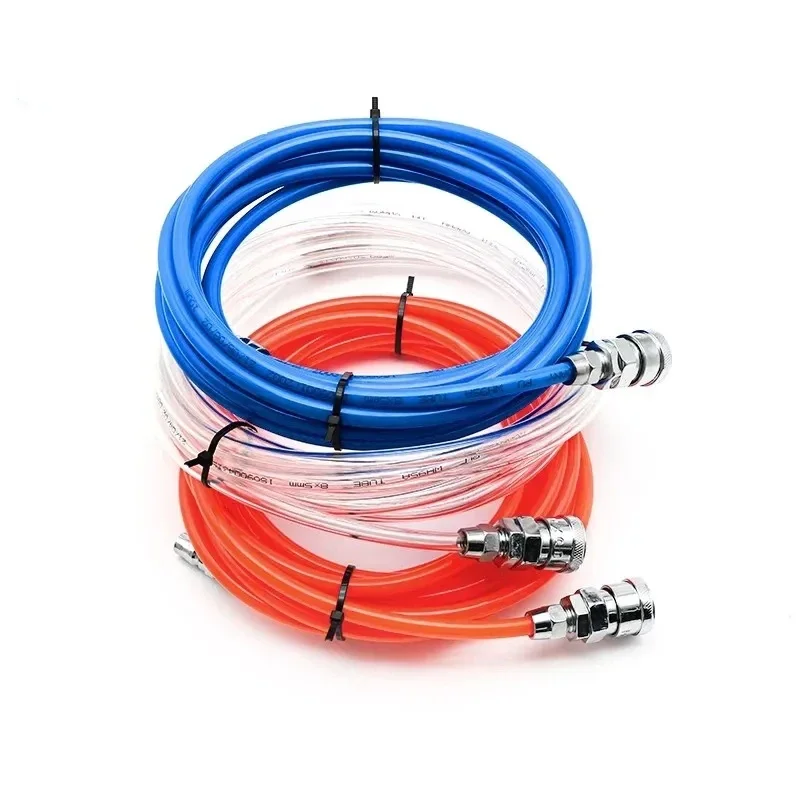 

8x5mm High Pressure Flexible Air Hose Compressor Straight Tube Pipe SP20 PP20 Red blue white Pneumatic 5M 10M 15M 20M 25M 30M