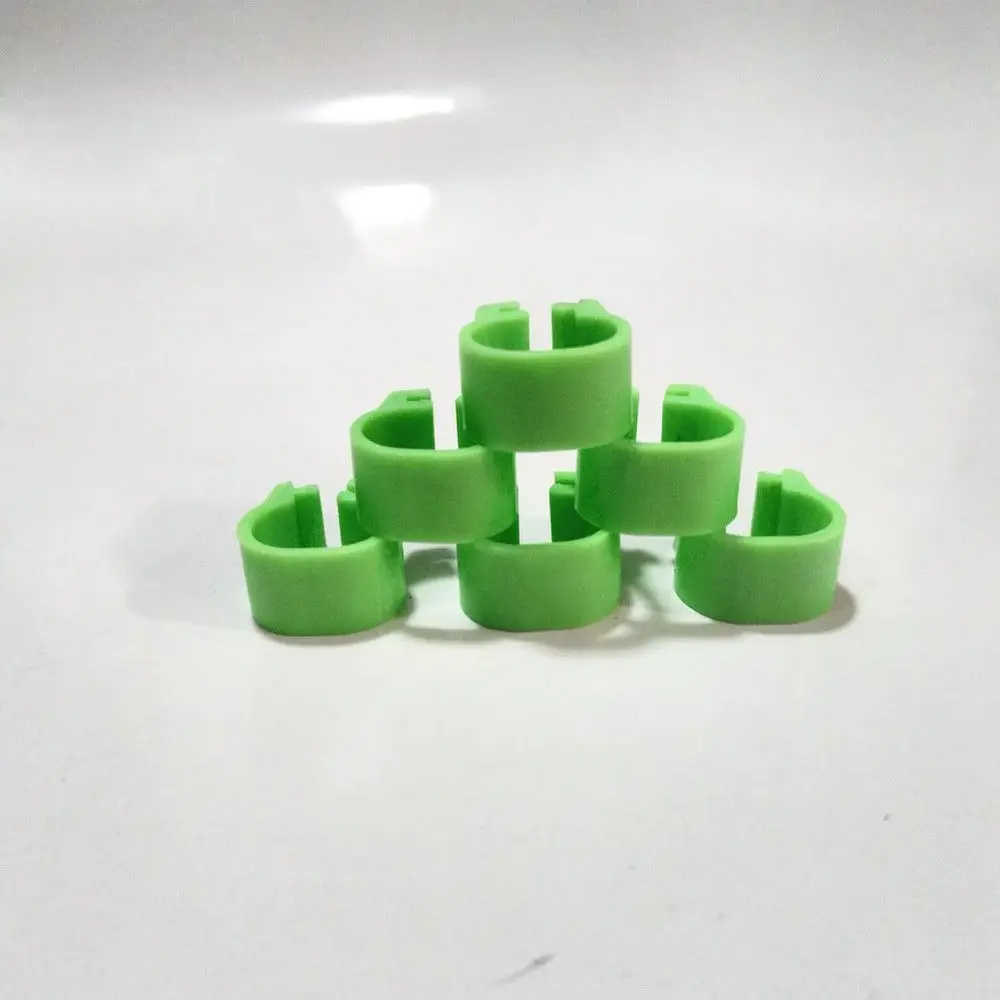 Pigeon Leg Rings Plastic Identification Bands For Poultry Racing Birds Management Durable Numbered Marker Tags