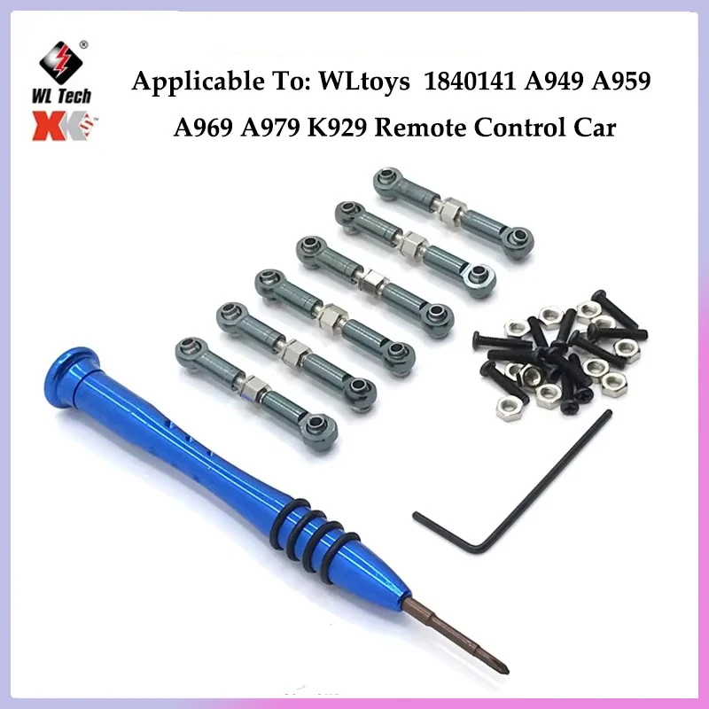 Wltoys 959B 969B 979B A959 A969 A979 Радиоуправляемая машина для взрослых Часть из алюминиевого сплава Изысканно изготовленный комплект для сборки передней оси для 1:18