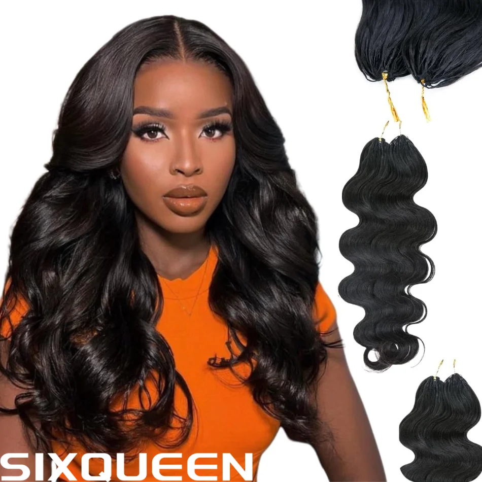 

Волосы для плетения крючком Feather Crochet, предварительно связанные, без узлов, с разделением на пряди, волнистые, для чернокожих женщин, натуральный цвет, 26-30 дюймов, 60 г.