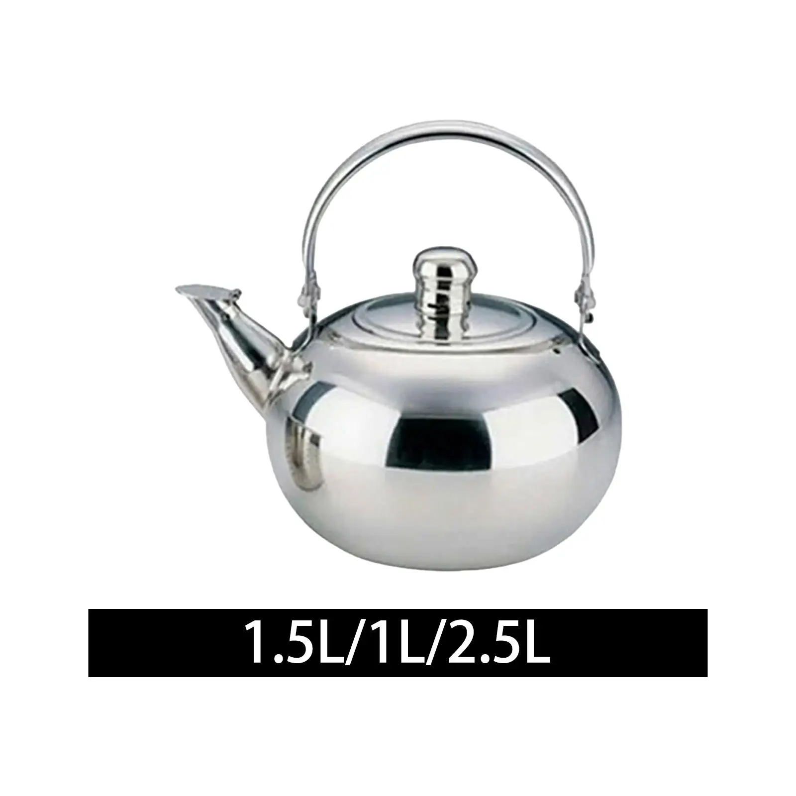 

Tea Kettle with Lid Portable Boiling Water Pot for Cooking New Year Stovetop