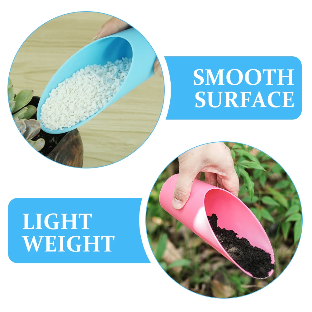 5 قطعة مغرفة التربة النضرة مجرفة حديقة مريحة لزراعة زرع مجارف التربة الصغيرة خفيفة الوزن أدوات بونساي بوتينغ #1