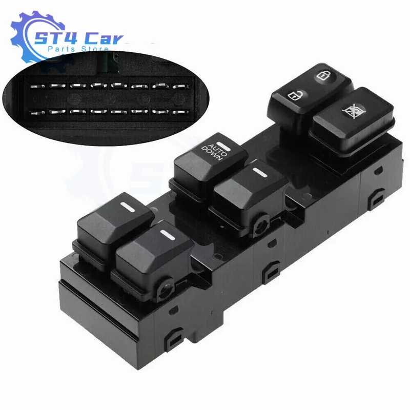 

OE 93570-3W000 16Pins Car Electric Window Master Switch Glass Lifter Button For Kia Sportage EX LX SX 2011 2012 2013 2014 2015