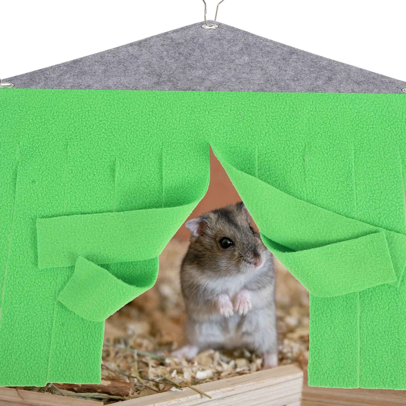 

Small Animal Pet Hamster Rabbit Rats Guinea Pig Cozy Hideaway Easy Install Safe Funny Playground Security Gift
