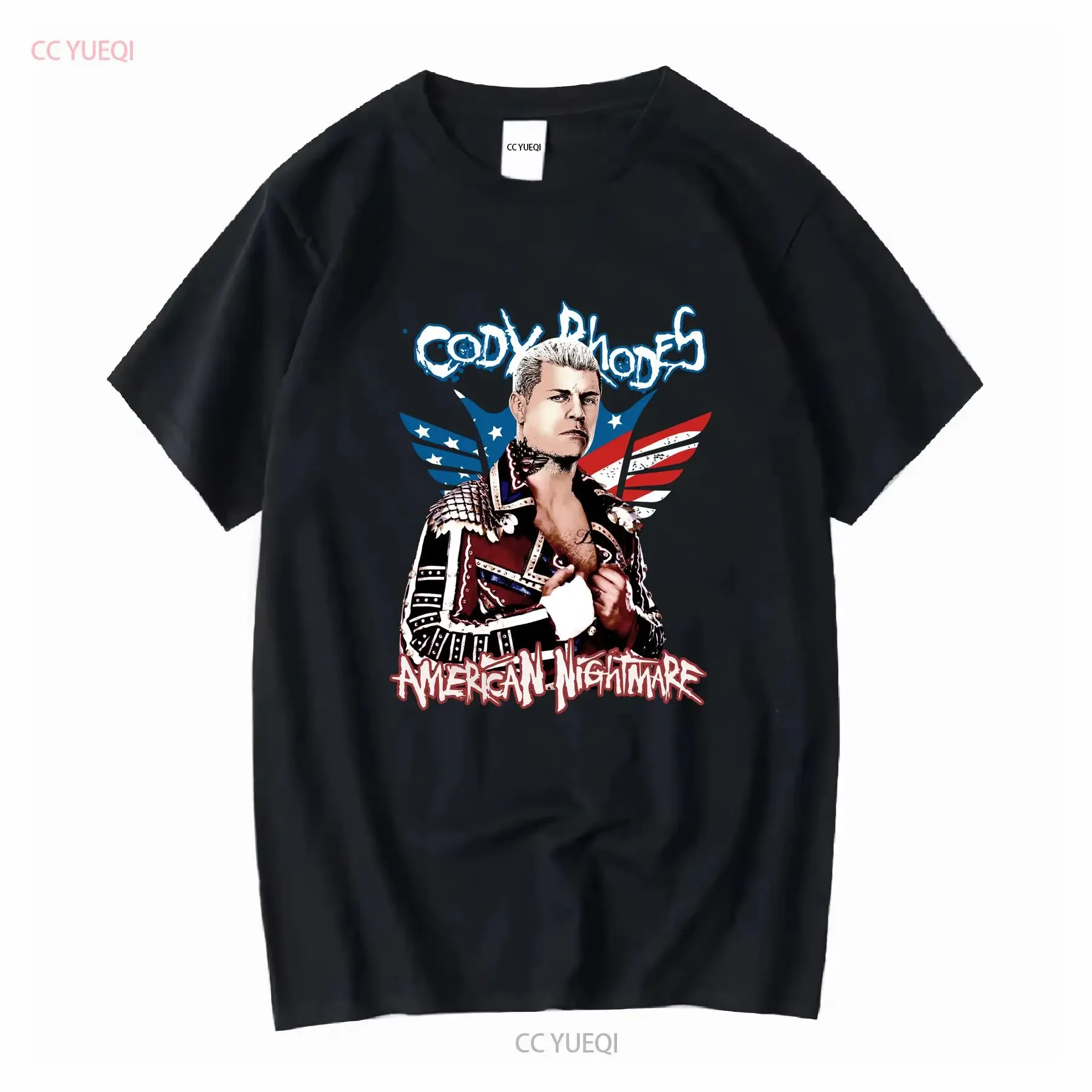 NEUES Cody Rhodes T-Shirt „Freakin Wrestler“ aus 100 % Baumwolle, Fan-S-5XL, lange oder kurze Ärmel, Vintage-Waschung, Unisex, leicht grafisch bedruckt
