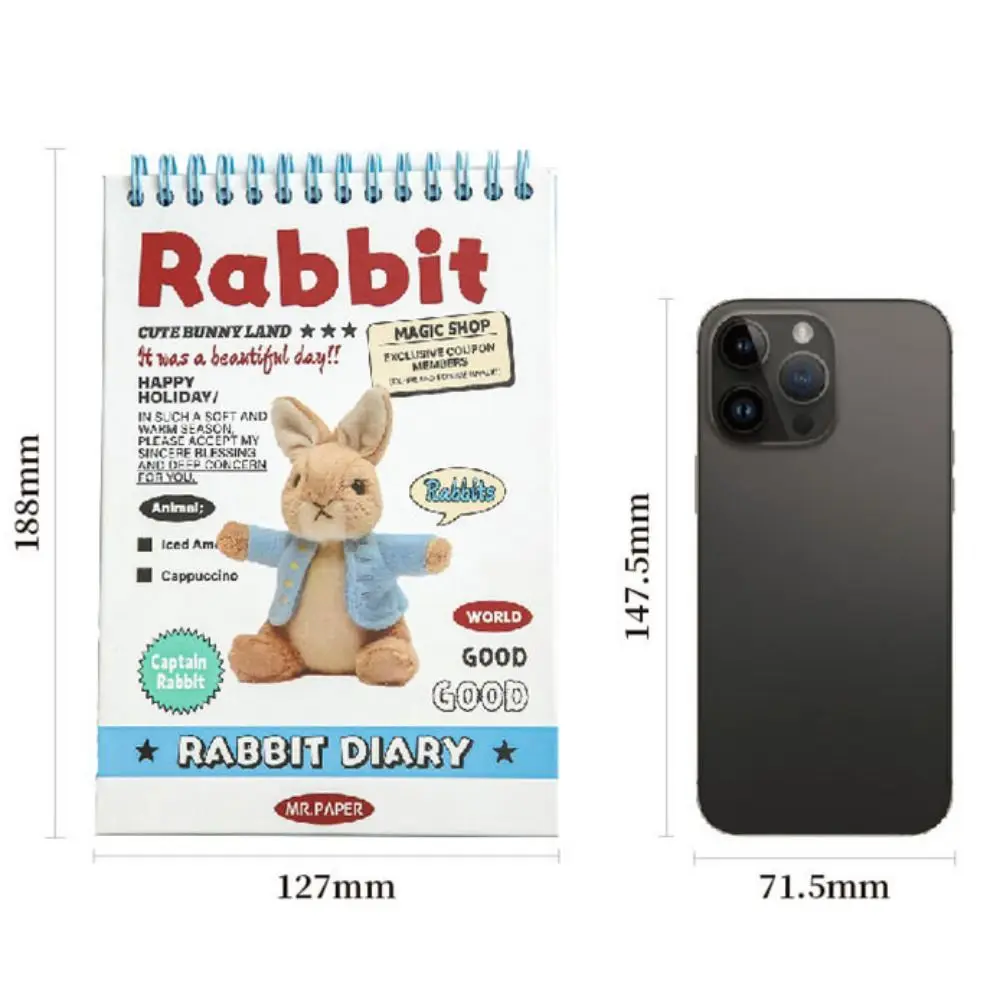 Paper Coil Time Management Notepad Double Coil Ring Daily Journal Coil Daily Planner Notebook Korean Style Notepad