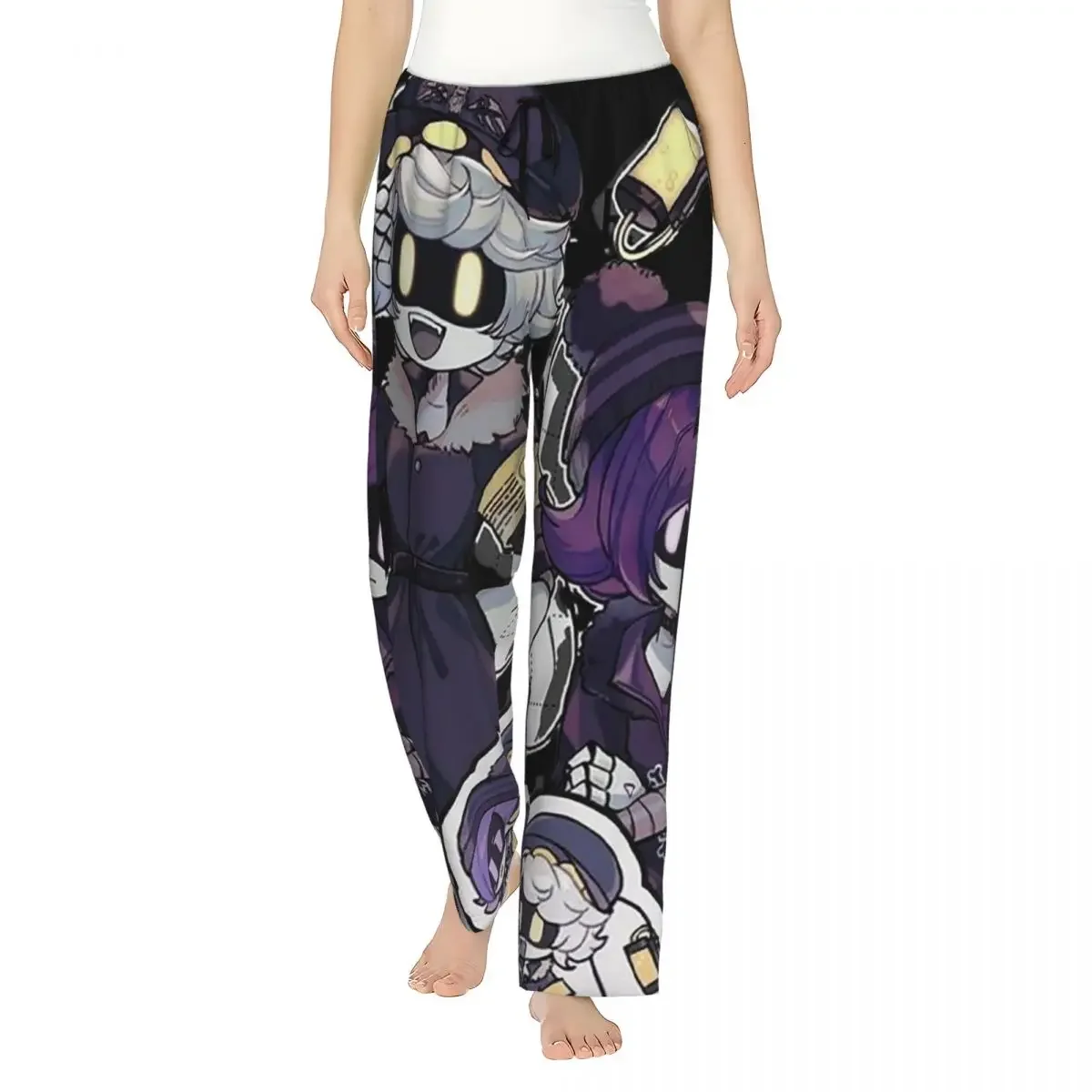 

Женские пижамные брюки Custom Murder Drones N And Uzi Doorman с карманами для отдыха и сна