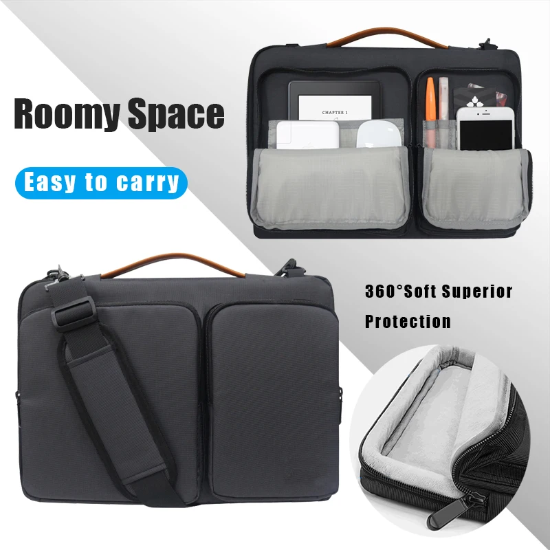 

Laptop Briefcase Bag 14 &15.6 inch Waterproof Notebook computer Business Shoulder Bag for Men and Women