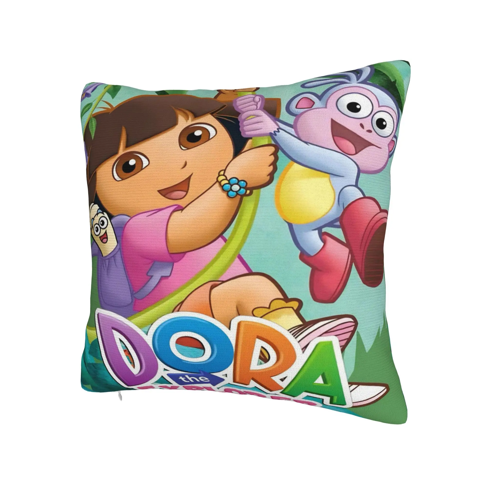 D-Doras The Explorers Pillowcase Stuff Soft Cushion Cover Decor  Throw Pillow Case Cover Home Multiple Sizes