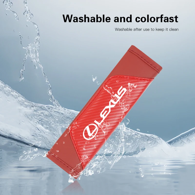 2 قطعة حزام مقعد السيارة يغطي الكتف حماية الوسادة اكسسوارات لكزس F SPORT ES RX NX LS UX LM LX GX LC RZ IS CT GS RC HS SC #2