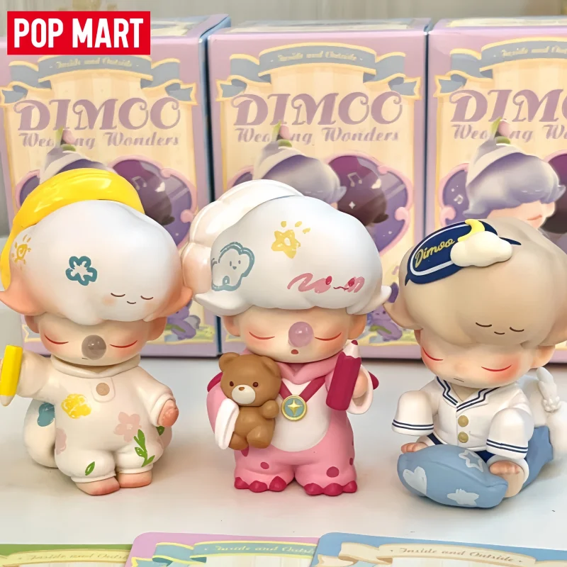 

Hot POP MART Genuine DIMOO Weaving Wonders Series Surprise Blind Box Toys Action Figure Box Dolls Girls Mystery Box Gift Toy