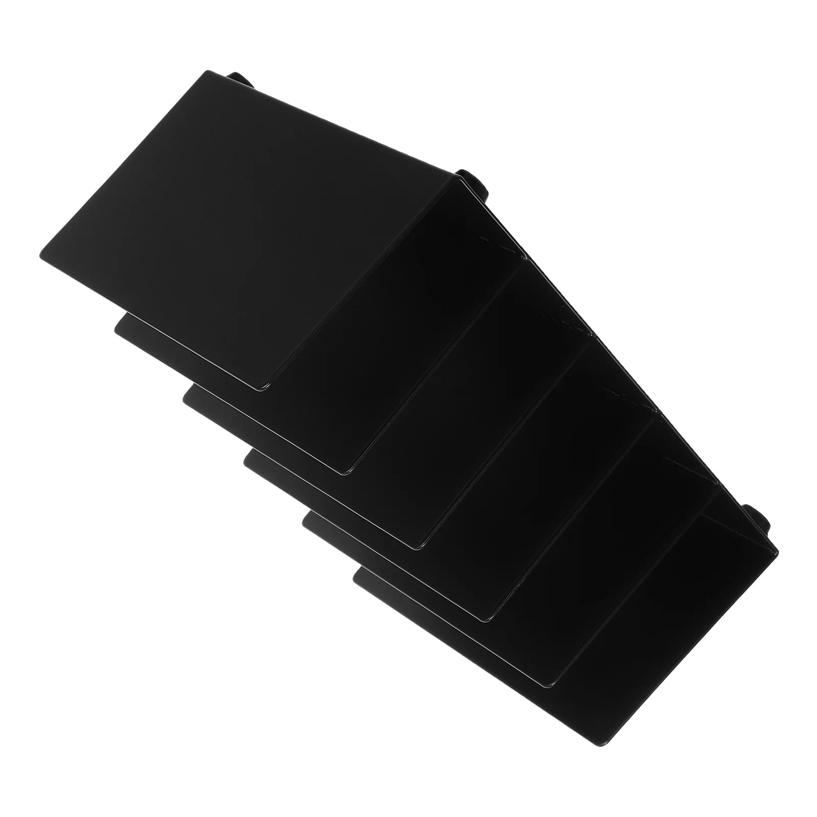 

Black Desktop Metal Mail Holder Letter Organizer File Sorter Document Holder Office Storage Metal Mail Organizer