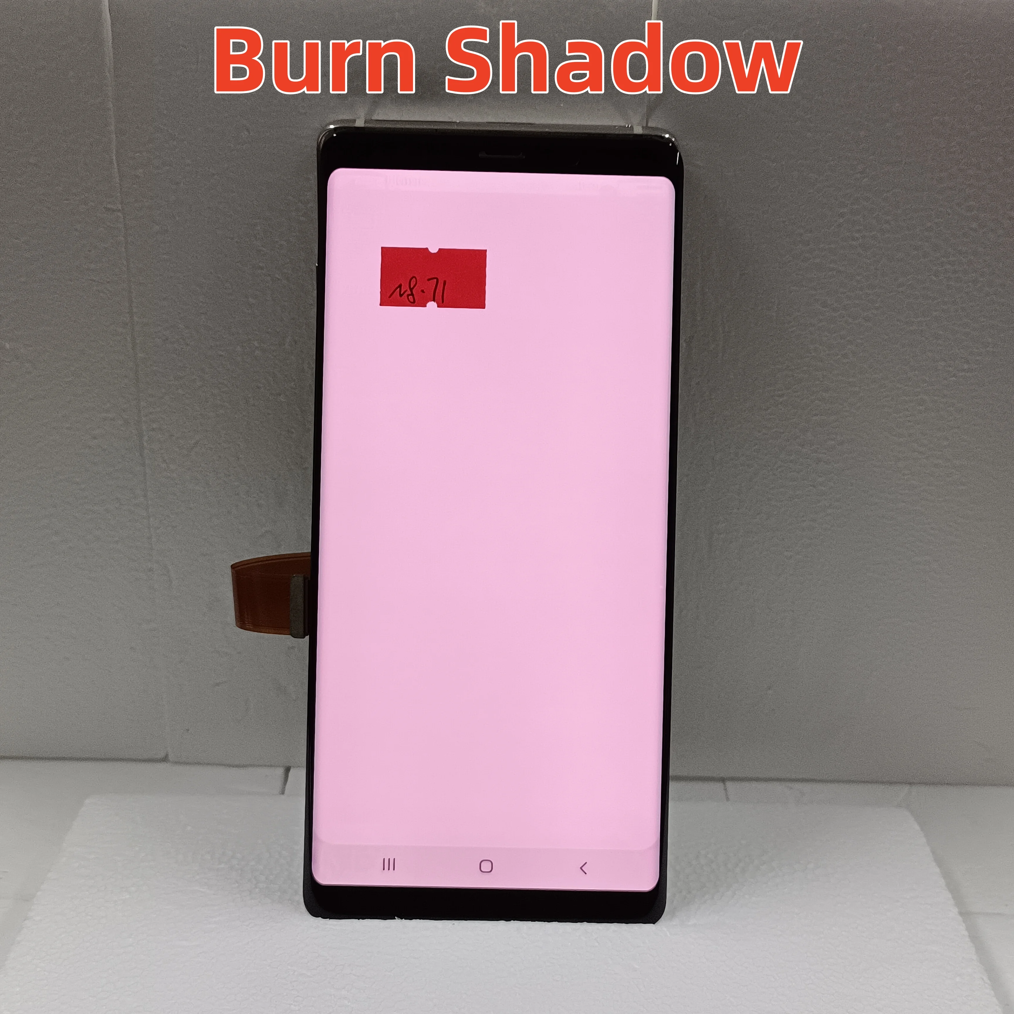 Test al 100% Super AMOLED per Samsung Galaxy Note8 LCD NOTE 8 N950A N950U N950F N950V Display Touch Screen Digitizer Burn shadow