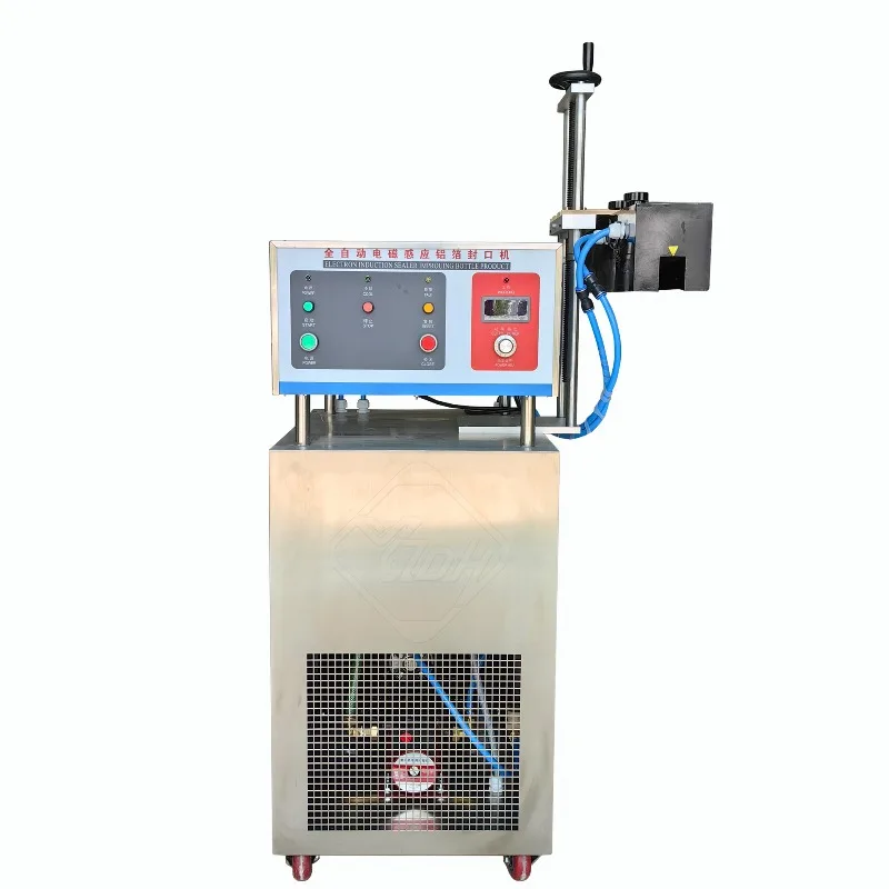 

Electromagnetic induction automatic aluminum foil sealing machine, fully automatic filling plastic bag high-efficiency assembly