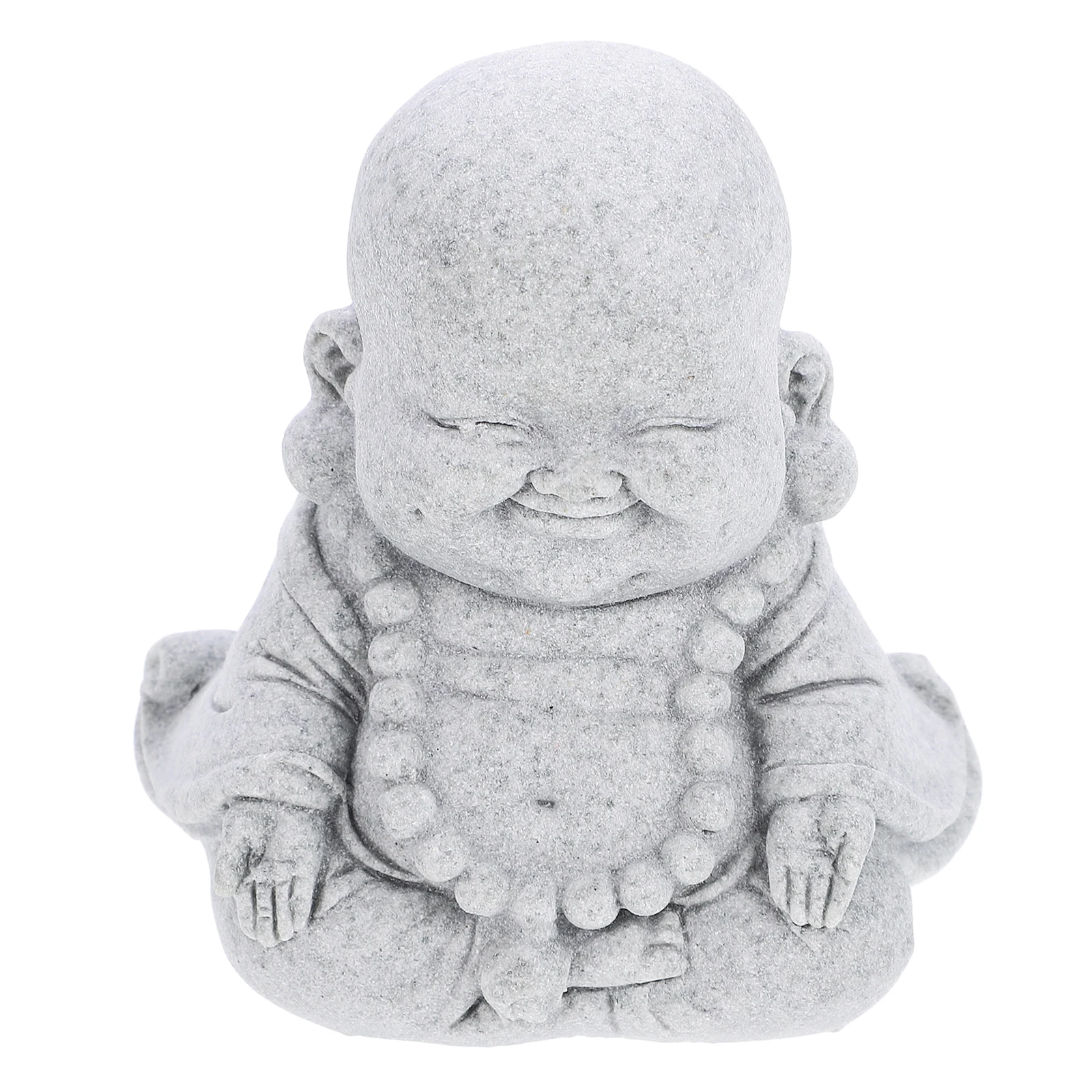 

Cute Sandstone Buddha Statue Aquarium Decor Fish Tank Ornament Desktop Home Decoration Mini Buddha Garden Sculpture Traditional