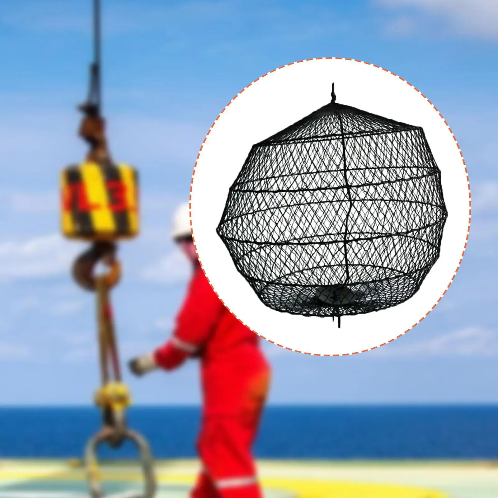 Day Signals Ball Durable Polyester Ship Signal Indicator Space Saving for Ports Shipyards Boats