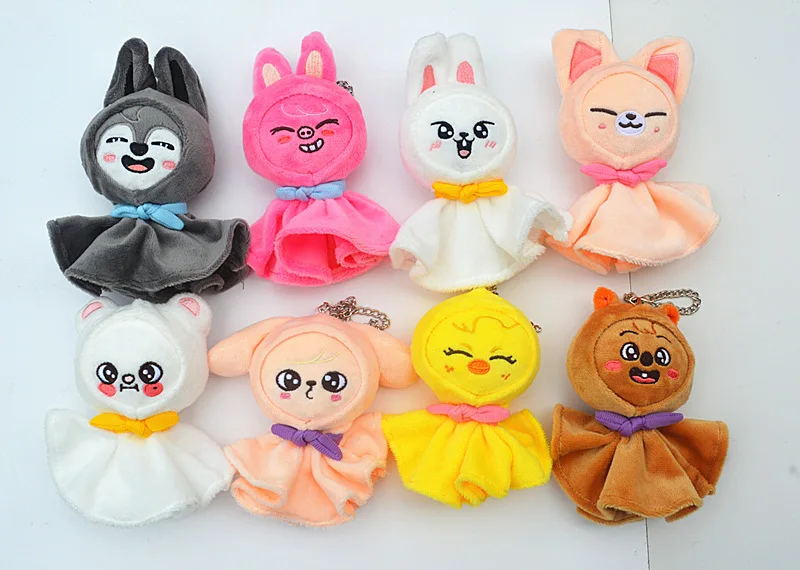 300style Skzoo Плюшевая игрушка Kawaii Kpop Плюшевый Skzoo Пенал Бродячий волк Плюшевая мультяшная мягкая игрушка-кукла Детский подарок