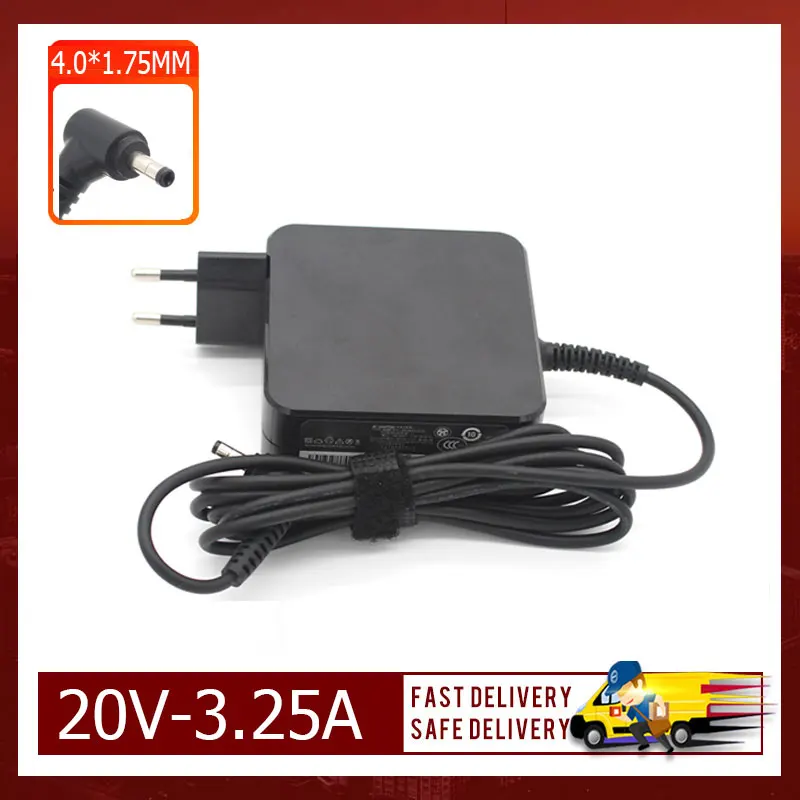 Adaptor AC Laptop Baru 20V 3,25 A 65W 4.0*1.7MM untuk Pengisi Daya Lenovo Xiaoxin Air14 13 Pro Tide 7000