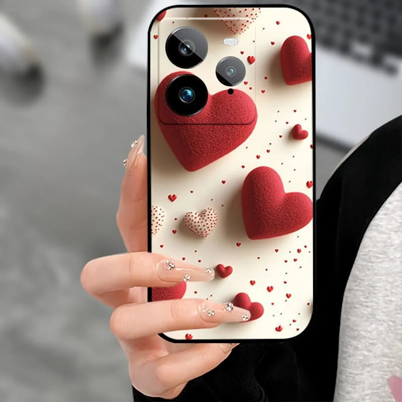 ل Realme GT7 Pro حافظة بولي يوريثان سيليكون لينة الغطاء الخلفي ل Realme GT7 برو 5G جراب هاتف واقية قذيفة سوداء RealmeGT7Pro الوفير #2