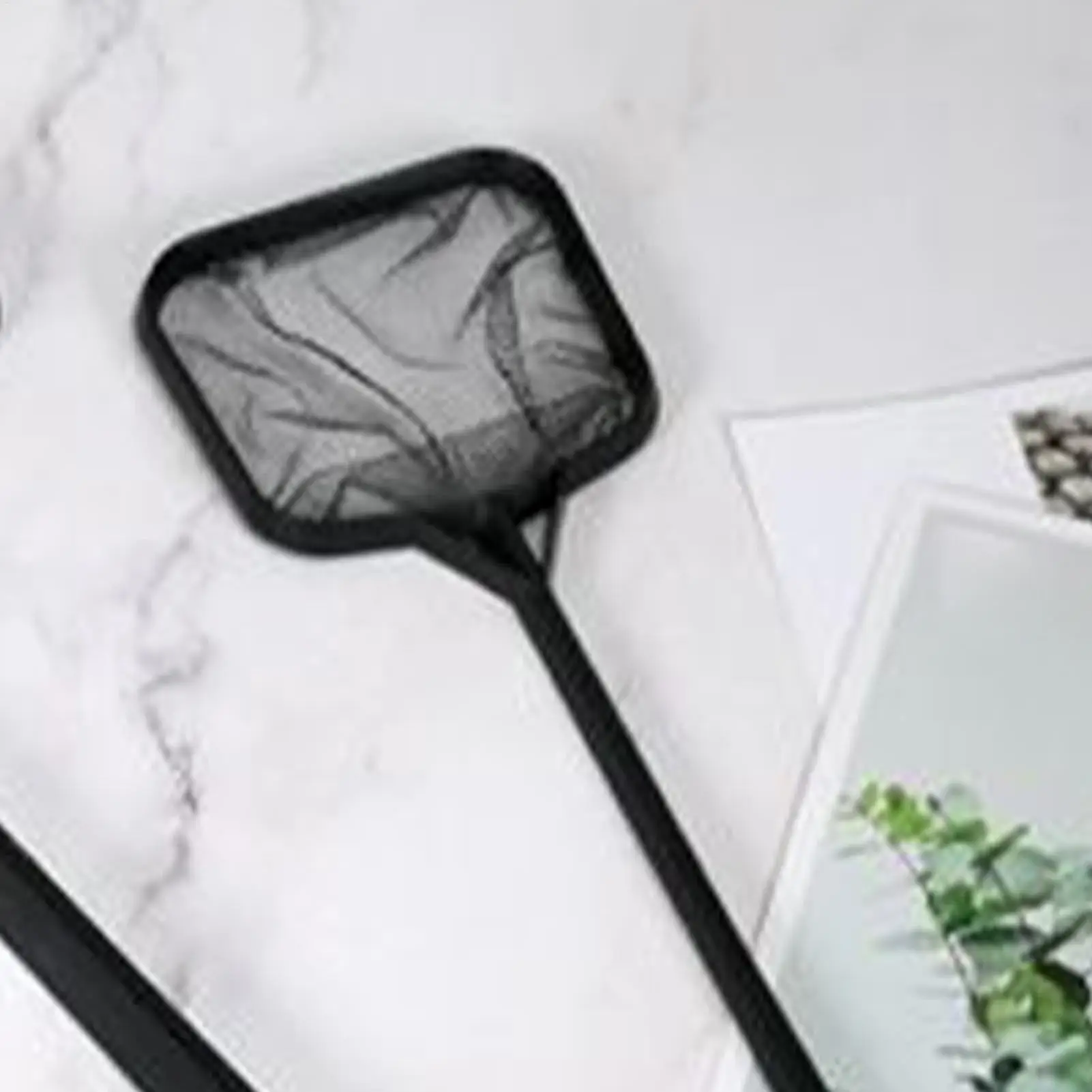Pool Net Skimmer Anti-Slip Handle Portable Smooth Swimming Pool Cleaner Net for Aquarium Swimming Pool Fountain Tubs Tank