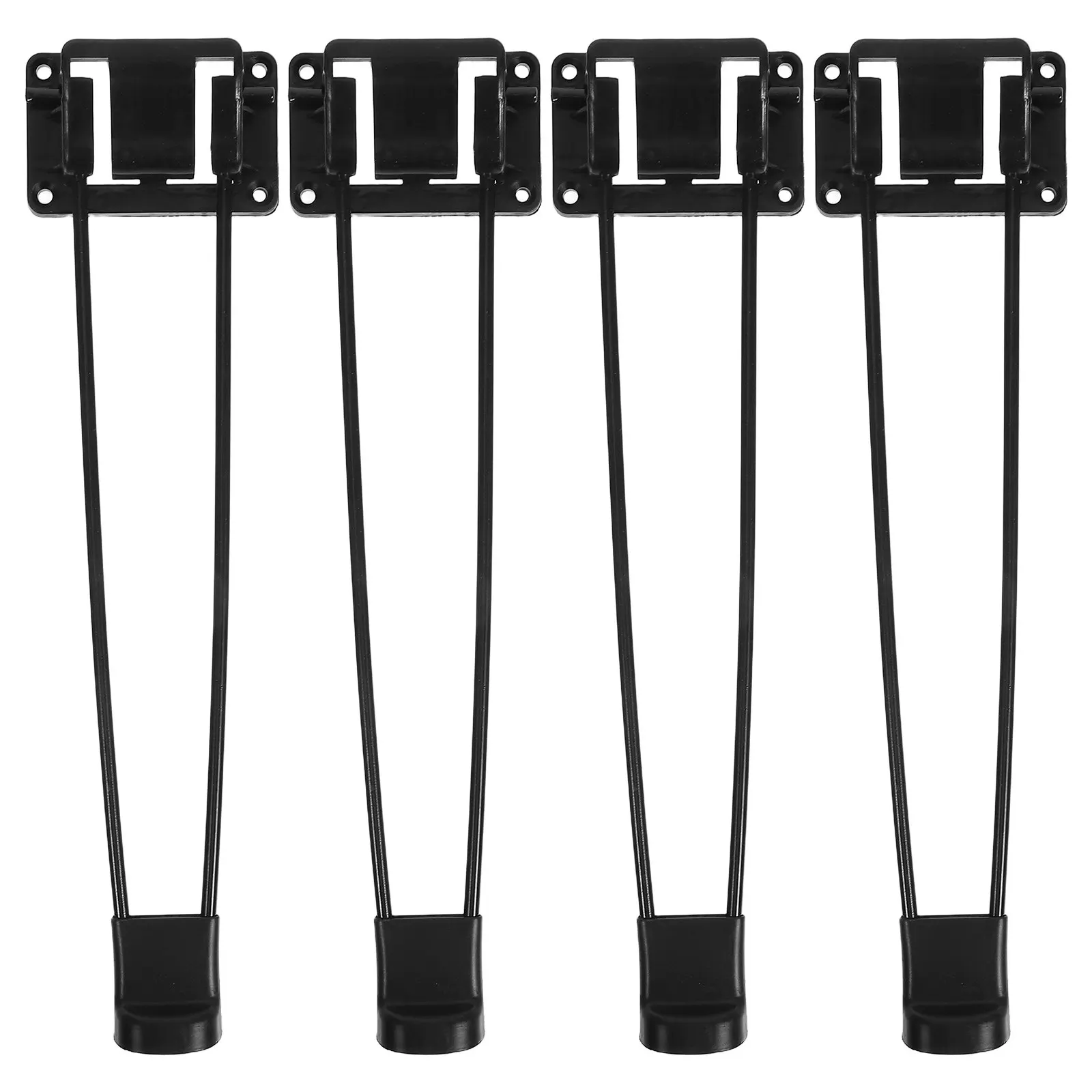 

4 шт. складные портативные металлические ножки для стола, прочные железные складные мебельные опоры для кемпинга, пикника, уличных столов, усиленные, типа «шпилька»