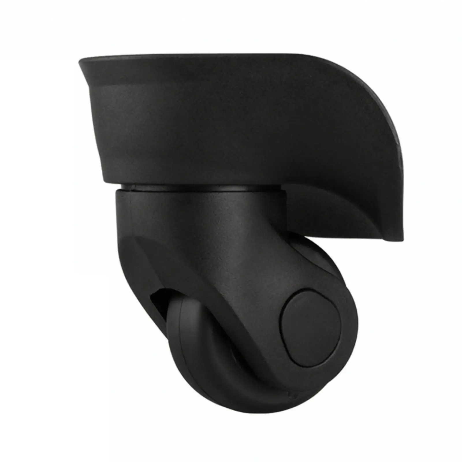 Luggage Wheel Replacement Caster for Suitcase Swivel Design Square Base PVC PP Zinc Alloy Material for Airport Travel Bag