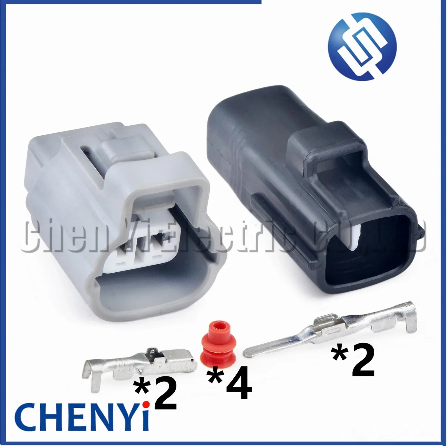 Arnés de cables para coche, Conector de cable eléctrico hembra, impermeable, 2 pines, 2,2mm, 6189-0100, para Nissan, Honda, Toyota, 90980-1084, 1 Juego