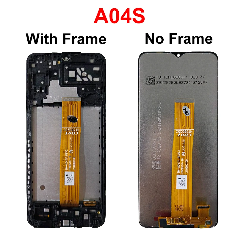 A045 For Samsung Galaxy A04 LCD A045F Display A04S A047 A047F Touch Screen Digitizer For Samsung A04E LCD A042 A042F Display