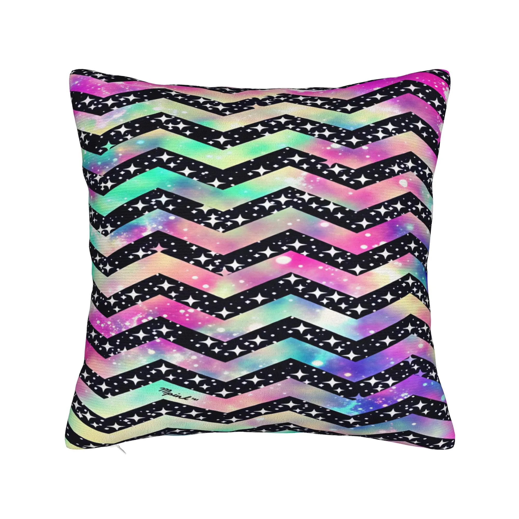 Galaxy Zigzag Star Chevron Pillowcases  Cute Funny Pillow Case For Sofa Home Decoration Comfy Pillow Cover