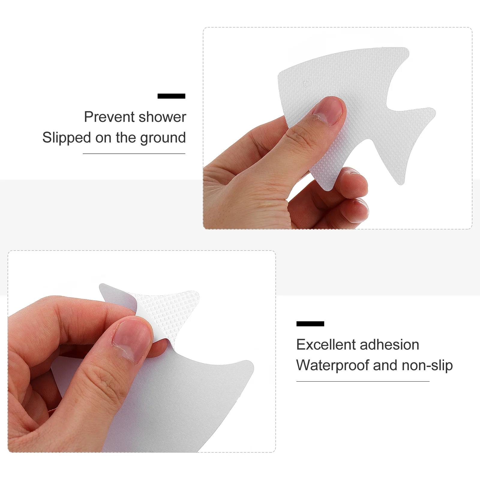 12 Pcs Bathroom Non-slip Stickers Pool Antislip Applique Bathtub Tomorrow Kitchen Anti- Nonslip