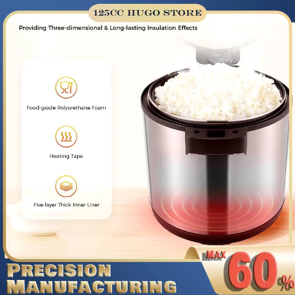 

19L/20Qt Large Capacity Rice Warmer for Restaurant, 110W Commercial Rice Warmer Electric Rice Insulator