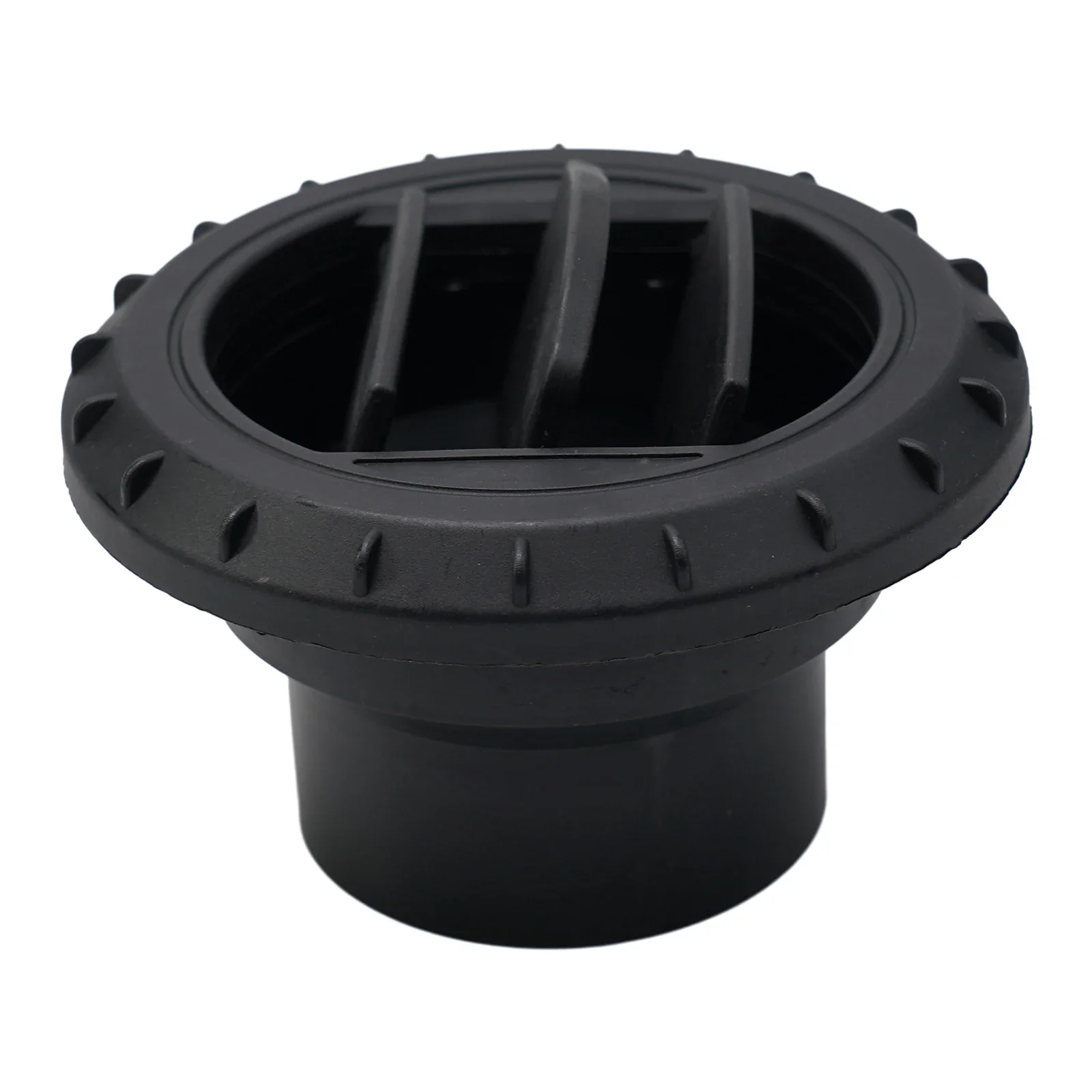 Easy Install 60mm Diesel Heater Duct Air Vent Pipe Black Outlet for Air Conditioner with Removable Front Fascia